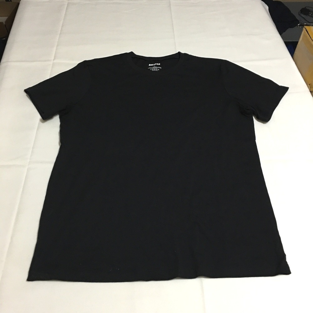 SKIMS T-Shirt Medium Black Short Sleeve Crew Neck Cotton Essential Tee
